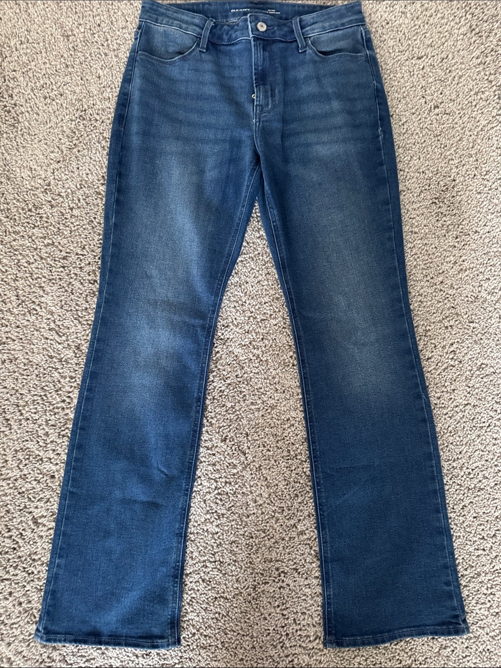 Old Navy Women's Bootcut Jeans in Dark Blue
